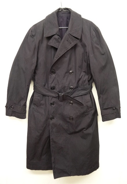 画像: 60'S アメリカ軍 US NAVY ステンシル入り コットンサテン トレンチコート (VINTAGE) 「Jacket」 入荷しました。