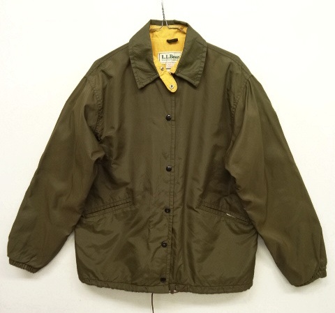 画像: 80'S LL Bean チンスト付き ナイロン コーチジャケット USA製 (VINTAGE) 「Jacket」 入荷しました。