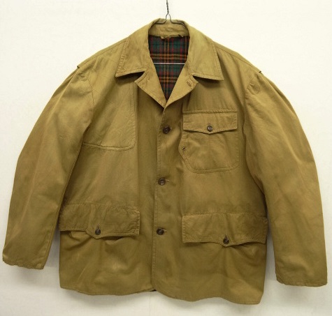 画像: 60'S ユーロワーク 裏地付き ハンティングジャケット riri製ジップ (VINTAGE) 「Jacket」 入荷しました。