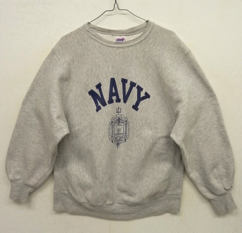 画像: 90'S MVP "US NAVY" ヘビーウエイト スウェットシャツ USA製 (VINTAGE) 「Sweat Shirt」 入荷しました。