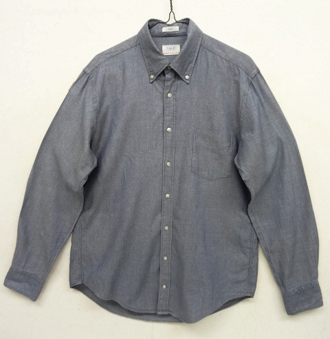 画像: 90'S YALE CO-OP オックスフォード 三点留め BDシャツ ブルー (VINTAGE) 「L/S Shirt」 入荷しました。