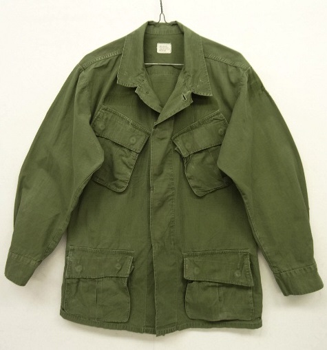 画像: 60'S アメリカ軍 US ARMY "JUNGLE FATIGUE 4th" リップストップ ファティーグジャケット S-R (VINTAGE) 「Jacket」 入荷しました。