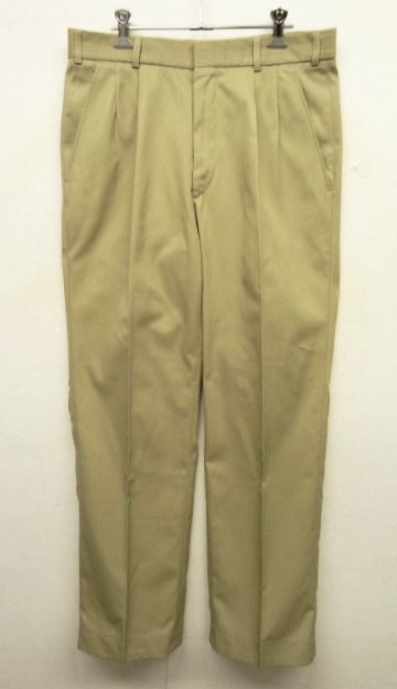 画像: ドイツ軍 ツープリーツ チノ トラウザーズ BEIGE (VINTAGE) 「Bottoms」 入荷しました。