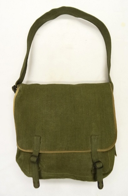 画像: 50'S フランス軍 リネン ショルダーバッグ KHAKI (DEADSTOCK) 「Bag」 入荷しました。