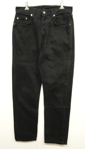 画像: 90'S EURO LEVIS 615 デニム BLACK マルタ共和国製 W32L32 (VINTAGE) 「Bottoms」 入荷しました。