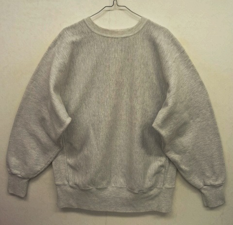 画像: 90'S RUGGED SWEATS ヘビーウエイト スウェットシャツ 無地 ヘザーグレー USA製 (VINTAGE) 「Sweat Shirt」 入荷しました。