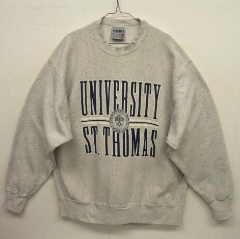 画像: 90'S TIME OUT ヘビーウエイト スウェットシャツ ヘザーグレー USA製 (VINTAGE) 「Sweat Shirt」 入荷しました。