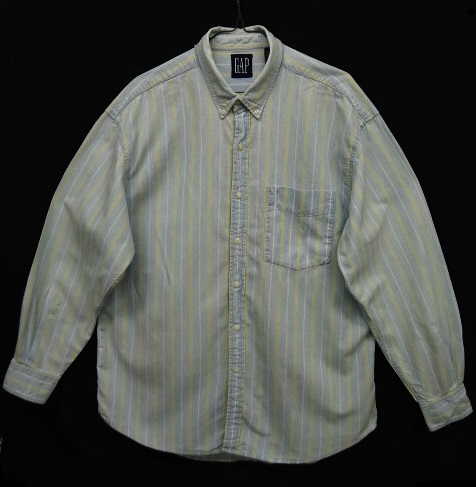 画像: 90'S GAP 旧タグ コットン BDシャツ ストライプ柄 (VINTAGE) 「L/S Shirt」 入荷しました。