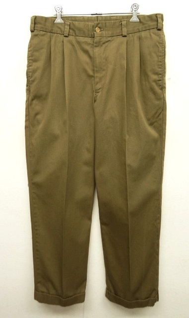 画像: BILLS KHAKIS "M2P" ツープリーツ チノパンツ カーキ USA製 (USED) 「Bottoms」 入荷しました。