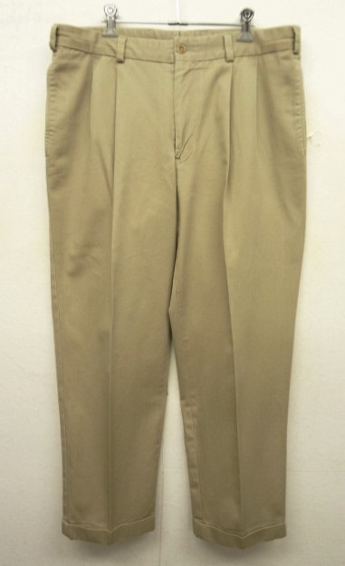 画像: BILLS KHAKIS "M2P" ツープリーツ チノパンツ ベージュ USA製 (USED) 「Bottoms」 入荷しました。