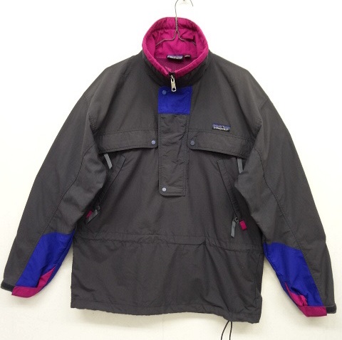 画像: 90'S PATAGONIA 旧タグ ナイロン アノラック チャコール/ブルー/マゼンタ (VINTAGE) 「Jacket」 入荷しました。