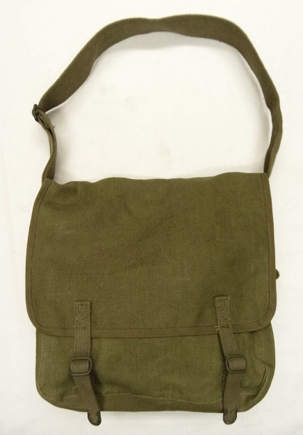 画像: 50'S フランス軍 リネン ショルダーバッグ OLIVE (DEADSTOCK) 「Bag」 入荷しました。