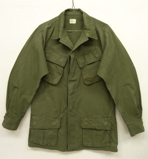 画像: 60'S アメリカ軍 US ARMY "JUNGLE FATIGUE 4th" リップストップ ファティーグジャケット S-LONG (VINTAGE) 「Jacket」 入荷しました。