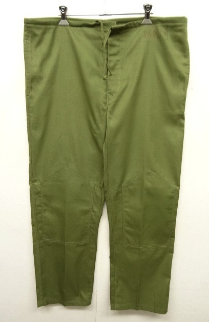 画像: 80'S ルーマニア軍 ドローコード付き イージーチノパンツ OLIVE (DEADSTOCK) 「Bottoms」 入荷しました。