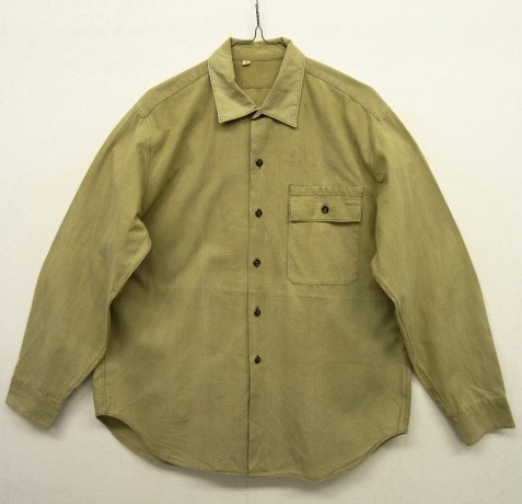 画像: 60'S ハンガリー軍 片側フラップ付きポケット ミリタリーシャツ (VINTAGE) 「L/S Shirt」 入荷しました。