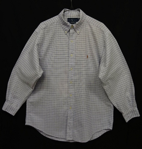 画像: 90'S RALPH LAUREN "YARMOUTH" オックスフォード BDシャツ タッターソールチェック (VINTAGE) 「L/S Shirt」 入荷しました。