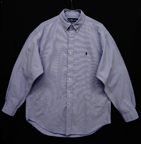 画像: 90'S RALPH LAUREN "BLAKE" 長袖 BDシャツ ギンガムチェック (VINTAGE) 「L/S Shirt」 入荷しました。