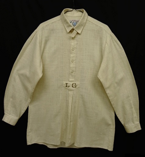 画像: ユーロヴィンテージ オーストリア発 チロリアンシャツ OFF WHITE (VINTAGE) 「L/S Shirt」 入荷しました。