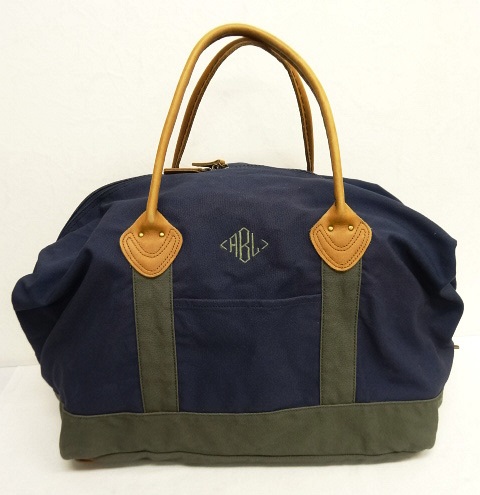 画像: 00'S LL Bean レザーハンドル キャンバス ボストンバッグ ネイビー (VINTAGE) 「Bag」 入荷しました。