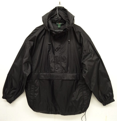 画像: 90'S J.CREW 旧タグ ハーフジップ ナイロン アノラックパーカー BLACK (VINTAGE) 「Jacket」 入荷しました。