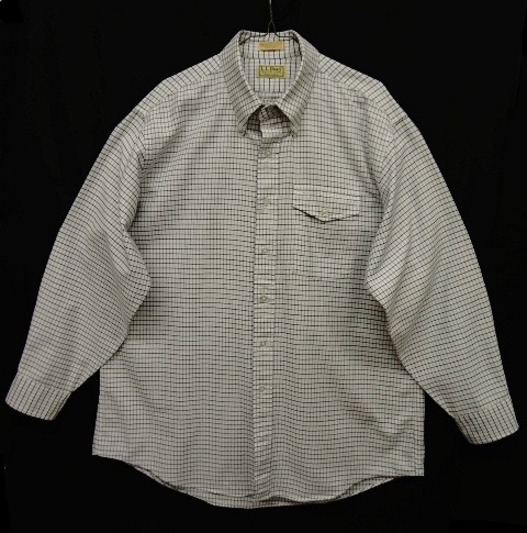 画像: 80'S LL Bean フラップ付きポケット BDシャツ グラフチェック USA製 (VINTAGE) 「L/S Shirt」 入荷しました。