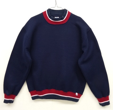 画像: 90'S RUSSELL ATHLETIC リブライン入り モックネック スウェットシャツ USA製 (VINTAGE) 「Sweat Shirt」 入荷しました。