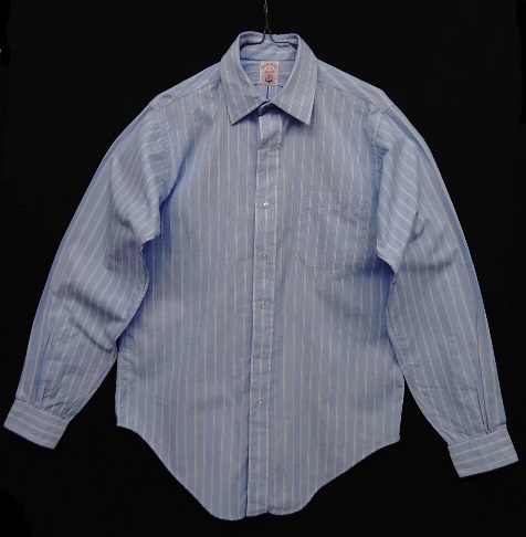 画像: 80'S BROOKS BROTHERS "ALL COTTON" レギュラーカラーシャツ ストライプ USA製 (VINTAGE) 「L/S Shirt」 入荷しました。