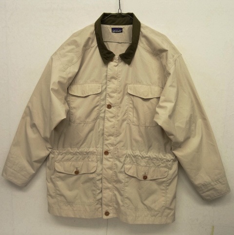 画像: 90'S PATAGONIA 旧タグ 4ポケット ナイロンカバーオール オフホワイト/オリーブ (VINTAGE) 「Jacket」 入荷しました。