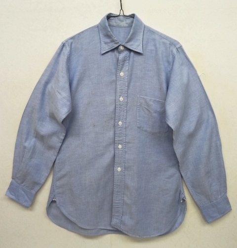 画像: 50'S アメリカ軍 USAF (US AIR FORCE) マチ付き オックスフォードシャツ (VINTAGE) 「L/S Shirt」 入荷しました。