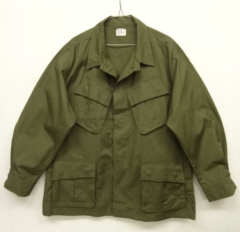 画像: 60'S アメリカ軍 US ARMY "JUNGLE FATIGUE 4th" リップストップ ファティーグジャケット L-SHORT (DEADSTOCK) 「Jacket」 入荷しました。