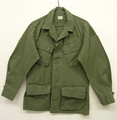 画像: 70'S アメリカ軍 US ARMY "JUNGLE FATIGUE 4th" リップストップ ファティーグジャケット XS-SHORT (VINTAGE) 「Jacket」 入荷しました。