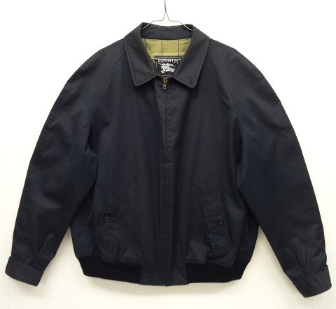 画像: 90'S BURBERRYS 裏地チェック ドリズラージャケット NAVY スペイン製 (VINTAGE) 「Jacket」 入荷しました。