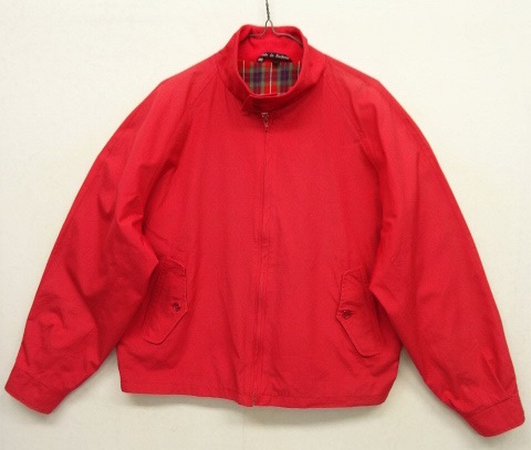 画像: 90'S BARACUTA G3 ドライビングジャケット レッド OPTI製ジップ イングランド製 (VINTAGE) 「Jacket」 入荷しました。