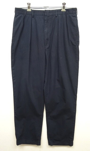 画像: 90'S RALPH LAUREN ツープリーツ チノパンツ NAVY (VINTAGE) 「Bottoms」 入荷しました。