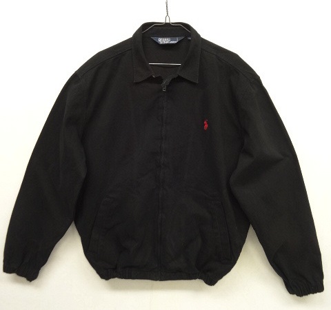 画像: 90'S RALPH LAUREN コットン チンスト付き ドリズラージャケット BLACK (VINTAGE) 「Jacket」 入荷しました。