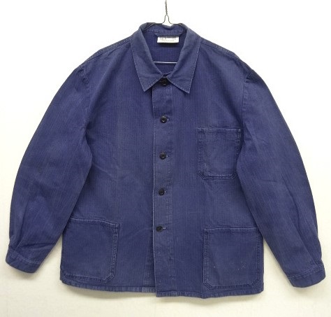 画像: ドイツ軍 HBT カバーオール ワークジャケット ブルー (VINTAGE) 「Jacket」 入荷しました。