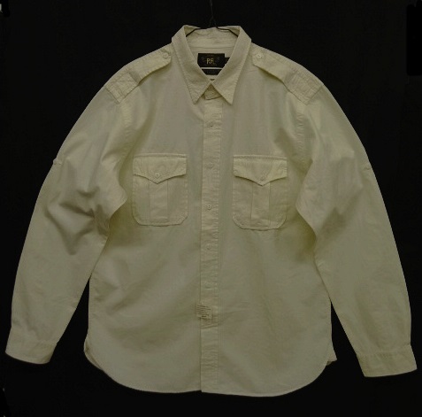 画像: RRL 赤耳&マチ付き オフィサーシャツ ホワイト (NEW) 「L/S Shirt」 入荷しました。