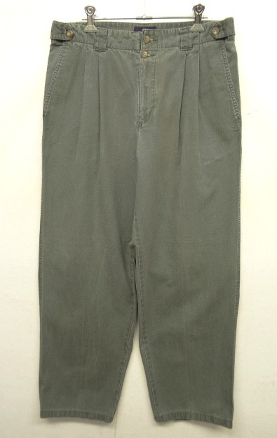 画像: 90'S GANT "SALTY DOG GANT" ツータックパンツ カーキ (VINTAGE) 「Bottoms」 入荷しました。