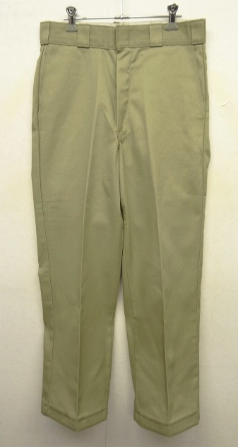 画像: 80'S DICKIES 874 ワークパンツ 42TALONジップ USA製 (DEADSTOCK) 「Bottoms」 入荷しました。