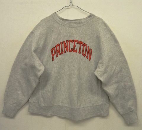 画像: 80'S CHAMPION "PRINCETON" トリコタグ リバースウィーブ グレー USA製 (VINTAGE) 「Sweat Shirt」 入荷しました。