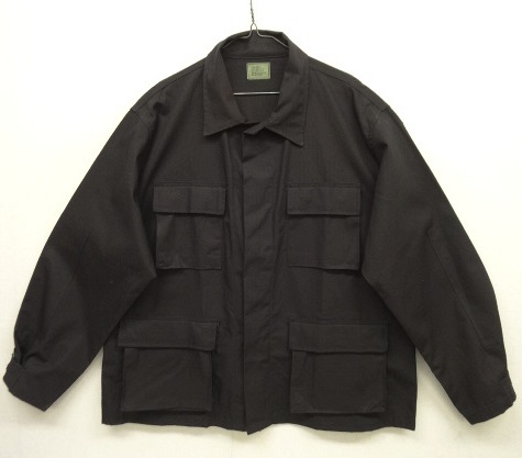 画像: アメリカ軍 リップストップコットン BDUジャケット BLACK (DEADSTOCK) 「Jacket」 入荷しました。