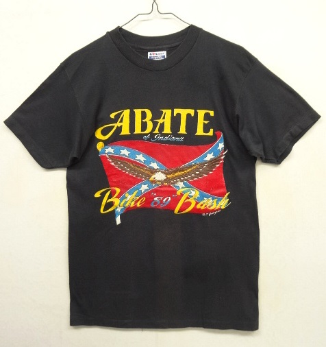 画像: 80'S ABATE BIKE BASH シングルステッチ 両面プリント 半袖 Tシャツ ブラック USA製 (VINTAGE) 「T-Shirt」 入荷しました。