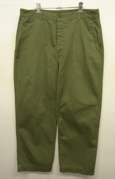 画像: 60'S カナダ軍 メタルボタン ボタンフライ ワークパンツ (VINTAGE) 「Bottoms」 入荷しました。