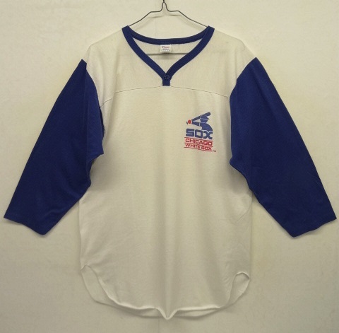 画像: 80'S CHAMPION "CHICAGO WHITESOX" トリコタグ 染み込みプリント ベースボール Tシャツ USA製 (VINTAGE) 「T-Shirt」 入荷しました。