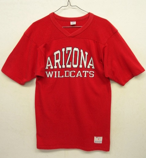 画像: 80'S CHAMPION "ARIZONA WILDCATS" トリコタグ フットボール Tシャツ USA製 (VINTAGE) 「T-Shirt」 入荷しました。