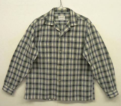 画像: 60'S TOWNCRAFT オープンカラーシャツ オンブレチェック (VINTAGE) 「L/S Shirt」 入荷しました。