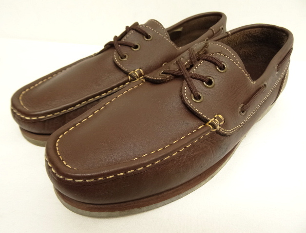 画像: イギリス軍 ROYAL NAVY レザー デッキシューズ BROWN (VINTAGE) 「Shoes」 入荷しました。