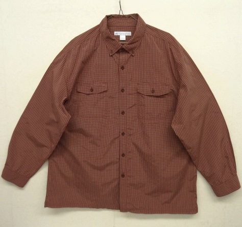 画像: EMS (EASTERN MOUNTAIN SPORTS) ナイロン ボックスシャツ グラフチェック (USED) 「L/S Shirt」 入荷しました。