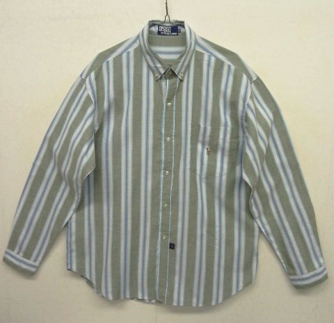 画像: 80'S RALPH LAUREN "6ボタン" オックスフォード BDシャツ ストライプ (VINTAGE) 「L/S Shirt」 入荷しました。