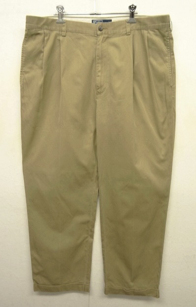 画像: 90'S RALPH LAUREN "HAMMOND PANT" ツープリーツ チノパンツ TAN (VINTAGE) 「Bottoms」 入荷しました。